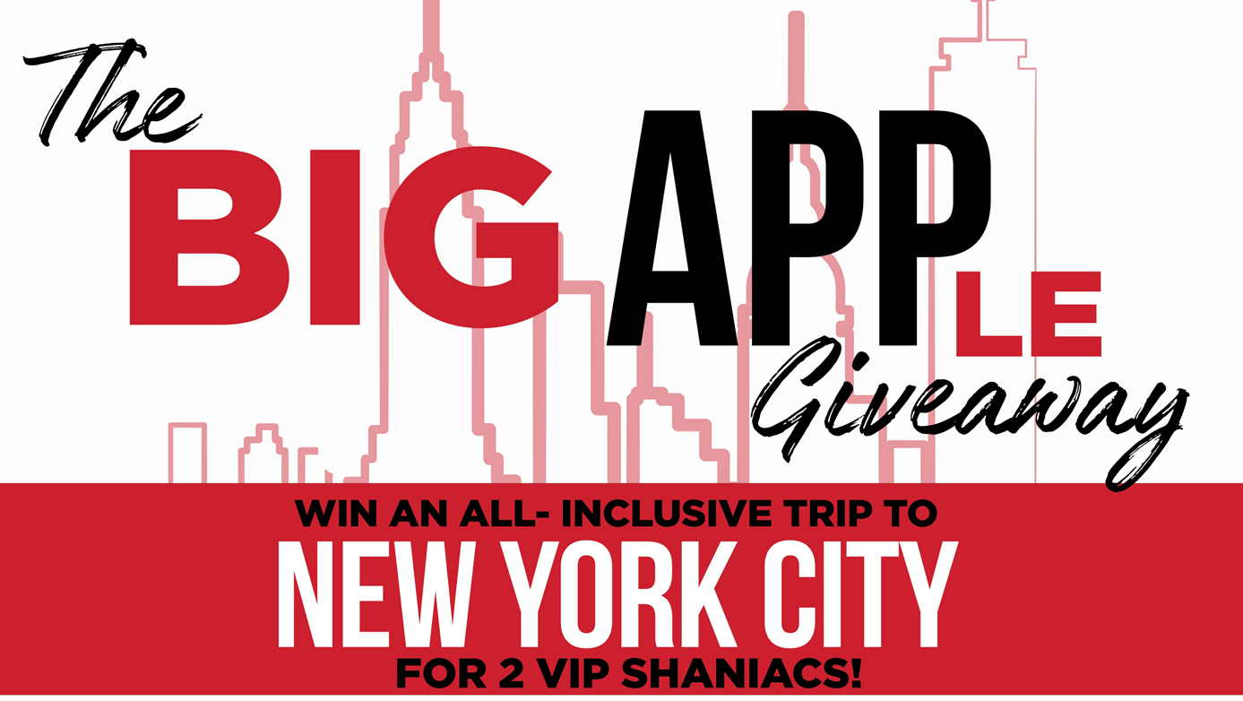 July, 2022, enter in for "The Big APPle Giveaway" by using the Shane's Rib Shack App!