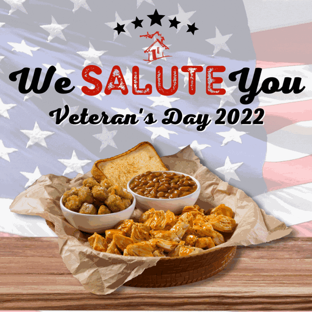 We Salute You/Thank you for your service!